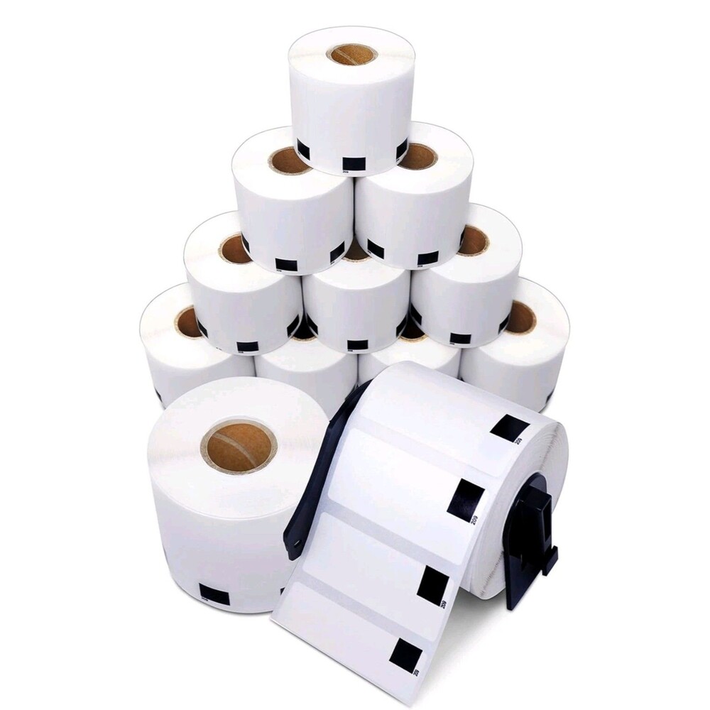 Aegis Adhesives - Compatible Label Replacement for Brother DK-1209 (1.1" X 2.4”)